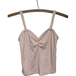 Forever 21 Pink Ribbed Tank